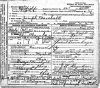 Joseph Marshall Death Certificate 1857-1918